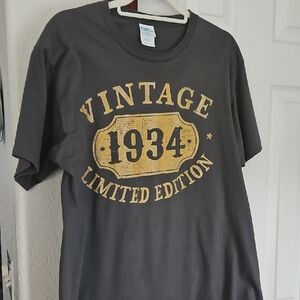 Vintage 1934 Limited Edition Black T-Shirt